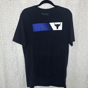 Under Armour Men’s Black and Blue Short Sleeve Tee